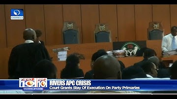 Court Stays Execution On Judgement Excluding Rivers APC From General Elections Pt.1