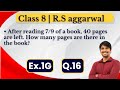 After reading 7/9 of a book, 40 pages are left. How many pages are there in the book?