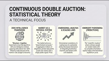 Statistical Theory of the Continuous Double Auction - A Technical Focus