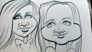 Cartoon Mark Is Live Drawing Funny Caricatures