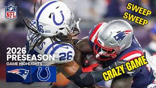 Patriots vs Colts Full Game Highlights 2nd- Qtr August 13, 2026 l NFL Preseason 2026 | Week 1