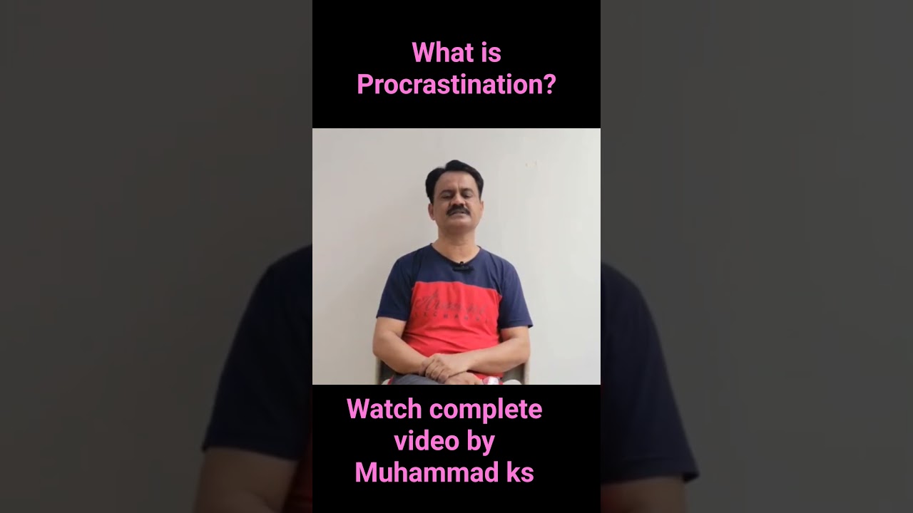 procrastination 