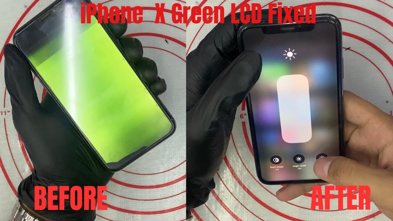 Ep100 iPhone X Green LCD 😭 Change LCD With Truetone Fixed By