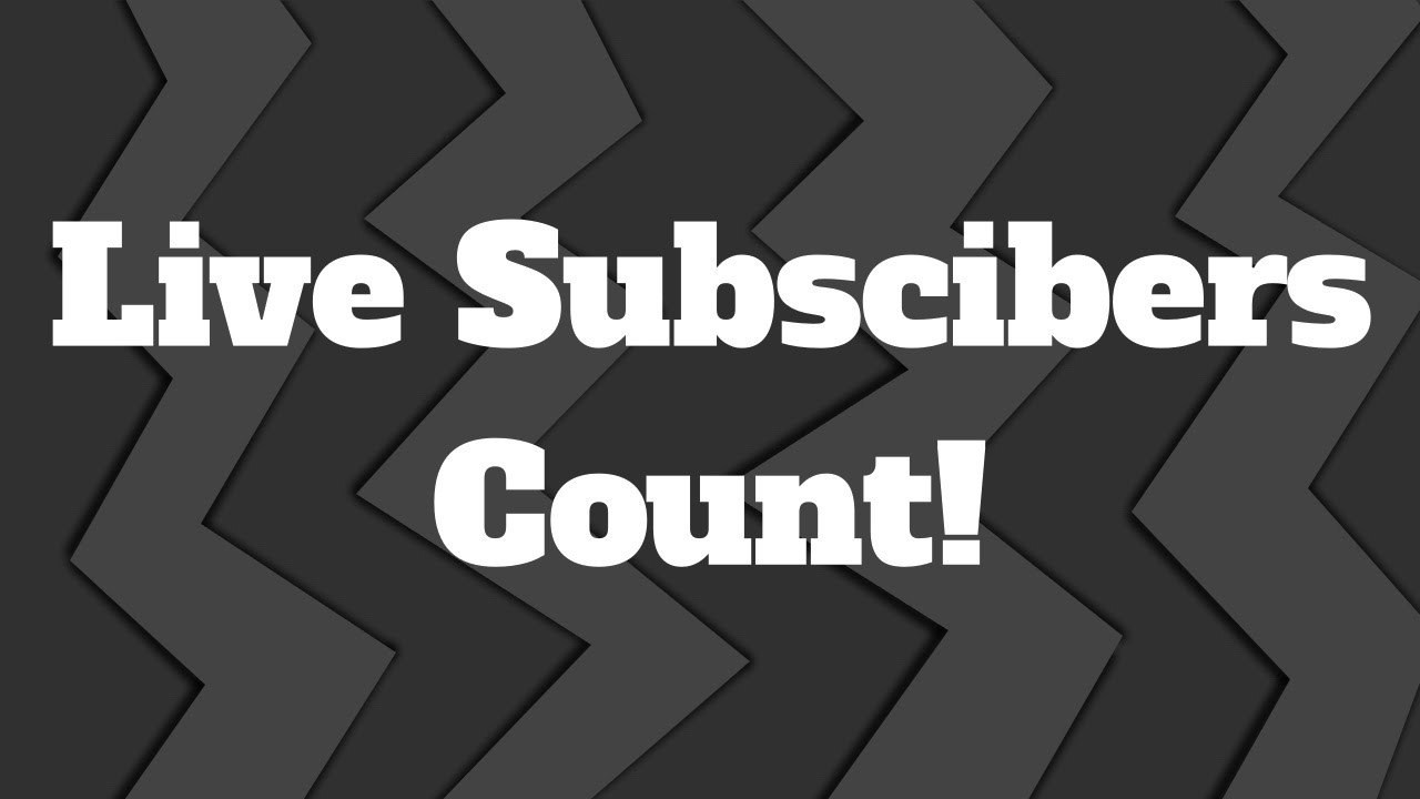 Live Subscribers Count! Road To 120 Subscribers