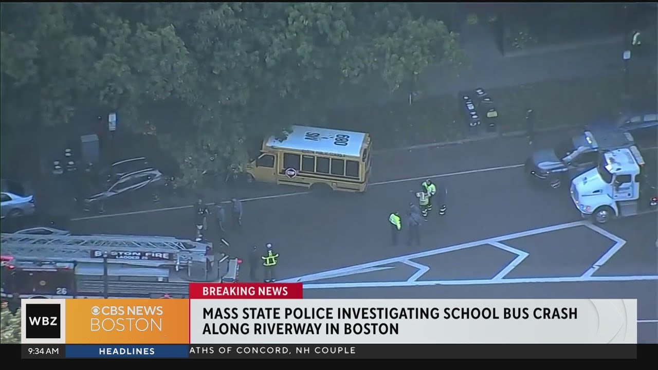 Students evaluated for minor injuries after Boston school bus crash ...