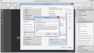 Adobe Acrobat XI Advanced Tutorial | Creating Custom Actions