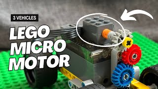 Micro Motor-Powered LEGO Vehicles – 3 Setups