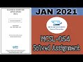 MCSL-054 | JAN 2021Assignment| Advanced Internet Technologies LAB| MCA 5th SEM Assignment | IGNOU |