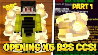 OPENING 5 BACK 2 SCHOOL COSMIC CRATES!!! (PART 1) | CosmicPVP Factions #12