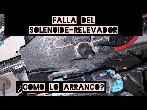 🚘 Como arranco mi auto si falla el solenoide relevador del motor de arranque 🚘