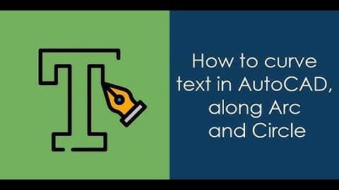 HOW TO CURVE TEXT IN AUTOCAD ALONG ARC AND CIRCLE.....