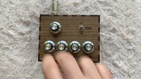 Echo Amp Prototype - Version 1 - Quick Guitar Demo - Mattoverse Electronics