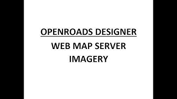 ORD - MicroStation - 16.4 - WMS Imagery