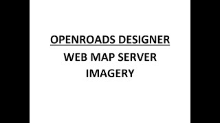 ORD - MicroStation - 16.4 - WMS Imagery