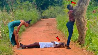 She Got Scared and This Happened | Bushman Prank