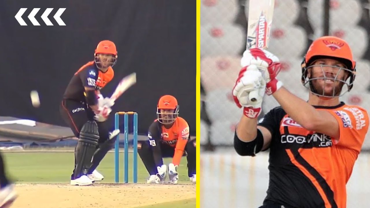 DAVID WARNER Batting Practice for IPL | SRH ipl | 2020 HD