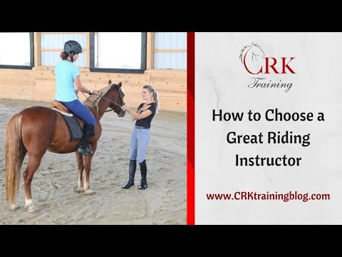How to Choose a Great Riding Instructor