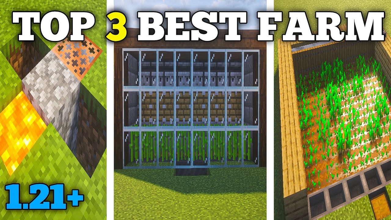 TOP 3 OP FARMS 🔥You MUST Build in Minecraft 1.21+|HAPPY MINE3 - YouTube