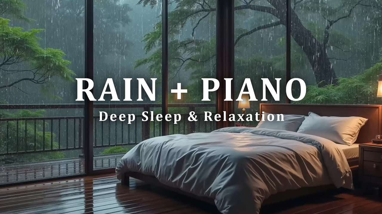 SLEEP BETTER in Just 15 Minutes - Relaxing Music & Gentle Rain Sounds ...