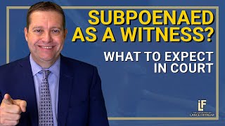 Subpoenaed As a Witness? What to Expect Before, During, and After Court | Washington State Attorney by The Law Offices of Lance Fryrear 321 views 3 weeks ago 10 minutes, 37 seconds