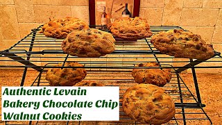 DELICIOUS COOKIES| Authentic Levain Bakery Chocolate Chip Walnut Cookies| SERVING 16 COOKIES