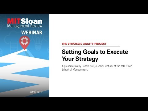 Setting Goals to Execute Your Strategy