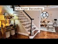 FALL FOYER | ENTRY WAY DECOR IDEAS | How to decorate a Foyer for fall | Elegear  cooling blanket