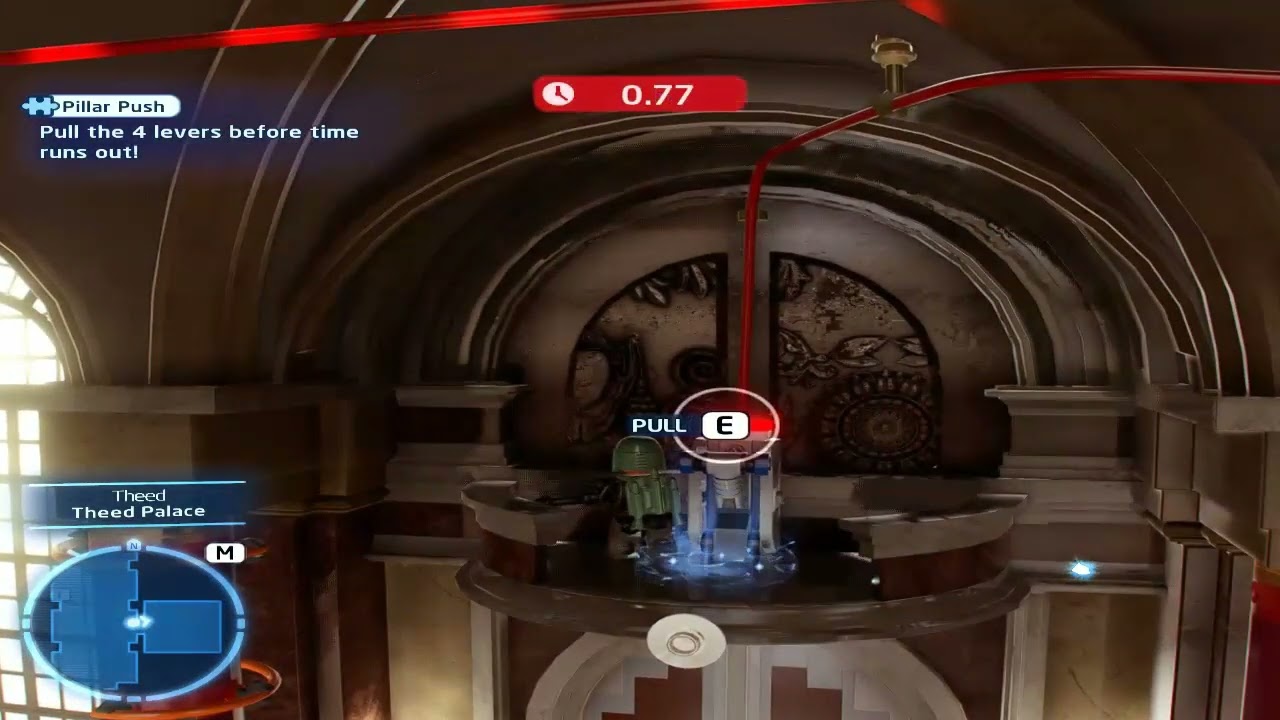 LEGO Star Wars The Skywalker Saga - Theed 'Pillar Push' Challenge Easy Method (No Pushing)