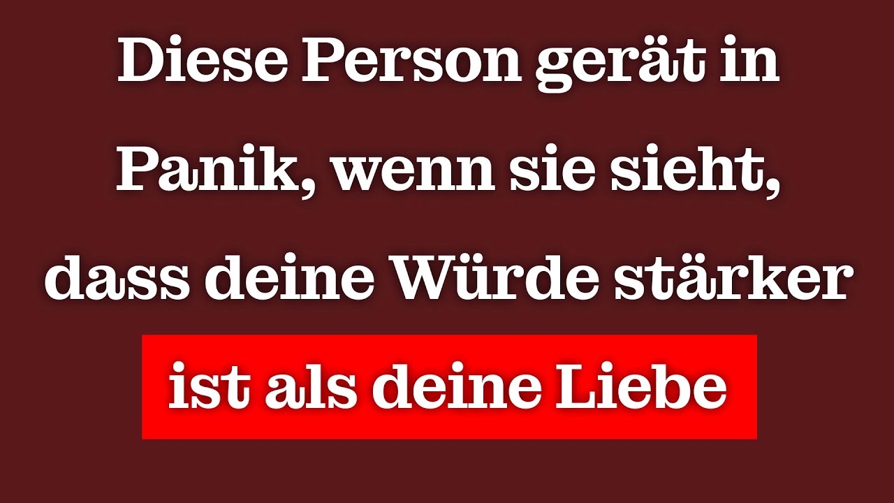 Person gerät in PANIK, wenn sie sieht, dass deine Würde stärker ist als deine Liebe | Carl Jung