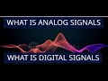 What is analog &amp; digital signal with example for beginner. Analog vs digital signal.