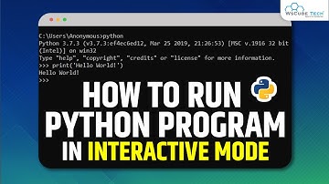 How to Run Python Program in Interactive Mode? - Python Program Tutorial