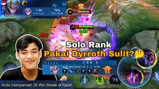 Rahasia Solo Rank Auto Win Streak?❗😱 Dyrroth vs Paquito Explane🔥🔥🔥- Mobile Legends: Bang Bang