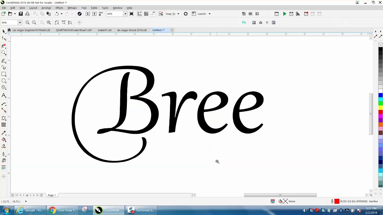 Corel Draw Tips & Tricks Make your Font little more Fancy  