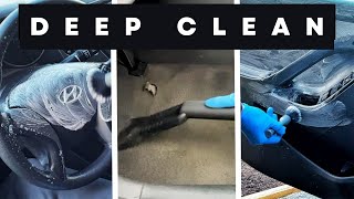 Cleaning a Dirty HYUNDAI ELANTRA - Interior Auto Detailing
