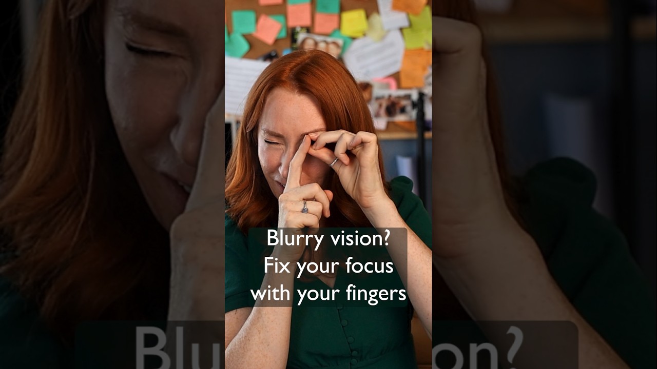 Blurry vision? Fix your focus with your fingers.