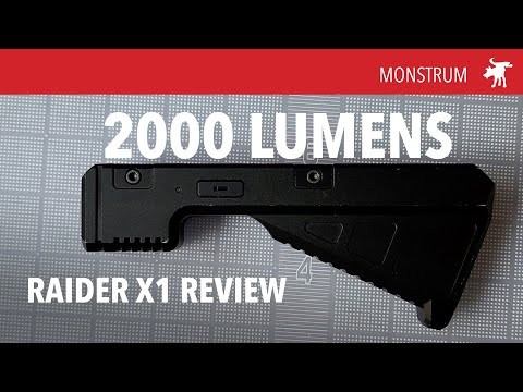 Raider X1 2000 Lumen Flashlight