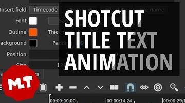 Shotcut 🔴 Cheap Text Animation Trick (Fade Text In/Out)