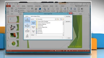 How to make hyperlink slides in Microsoft® PowerPoint 2013 in Windows® 8.1