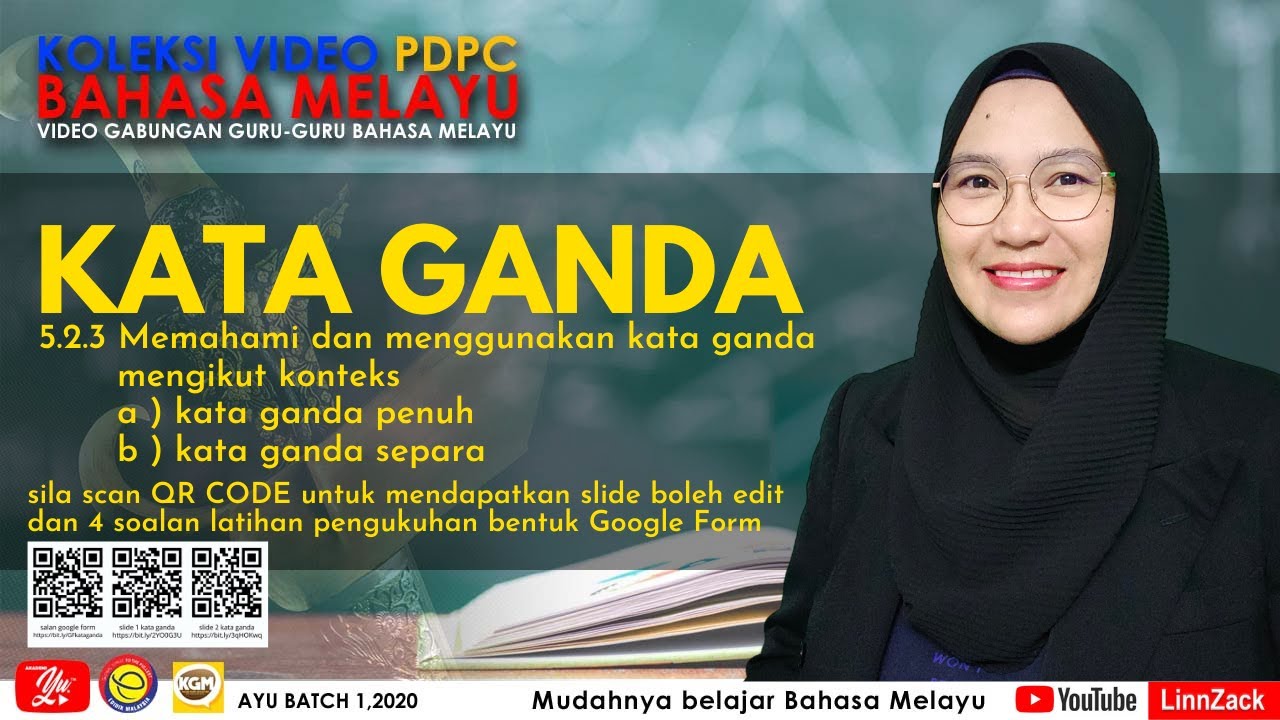 KATA GANDA | NOTA DAN LATIHAN TATABAHASA | BAHASA MELAYU SEKOLAH RENDAH #kataganda #linnzack