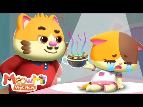 Mèo con nói dối | Mèo con không muốn đi học | Nhạc thiếu nhi | MeowMi Gia đình những chú mèo