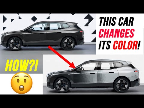 This BMW changes its color - live! ? BMW iX Flow with electric paint