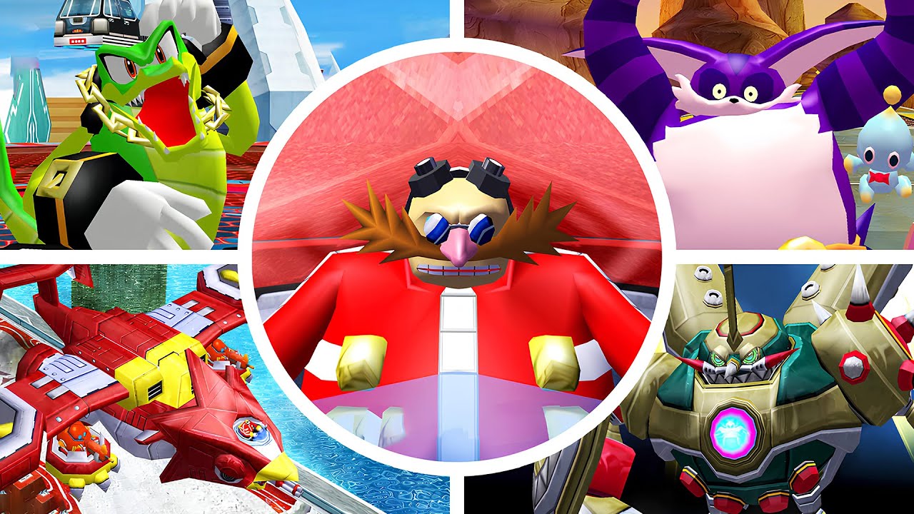 Sonic Heroes  - All Bosses + True Ending