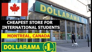 Dollarama, The cheapest store for international students in Canada