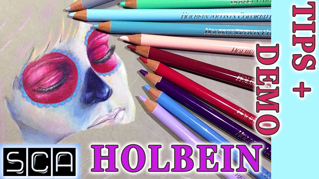 Holbein Artists' 50 Colored Pencil Pastel Tone Set in Paper Box