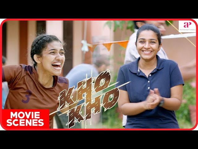 Kho Kho Movie Scenes | Rajisha's team won the game | Rajisha Vijayan | Mamitha Baiju | Rahul Riji class=