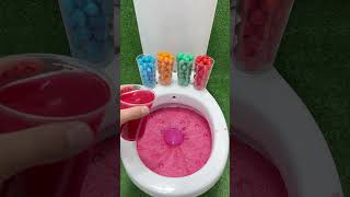 Rainbow M&Ms vs Colorful Balloons - Coca Cola, Fanta, Sprite Popular Sodas and Mentos in the Toilet