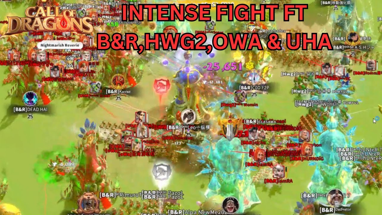 INTENSE FIGHT FT B&R,HWG2,OWA & UHA