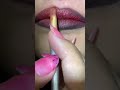 Red lip ombre tutorial for beginners step by step #beautytips #lipstickhack #lipsticktutorial