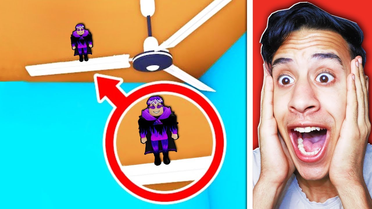 لعبة الغميضة التحول والهروب في لعبة روبلوكس المكان السري فوق المروحة .. !! 🤯🔥