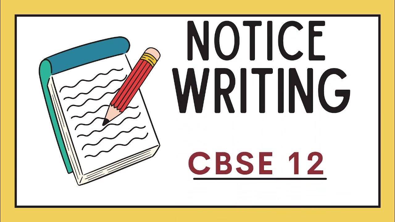 Cbse class 12 notice writing sample 4 marks board exam preparation